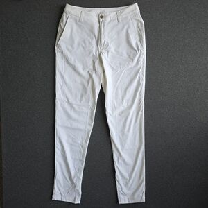 Lululemon Commission Golf Pants Mens Size 30 White Performance Stretch LM5AS8S